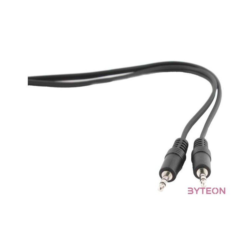 Gembird Jack stereo 3,5mm M,M audio kábel 1.2m fekete