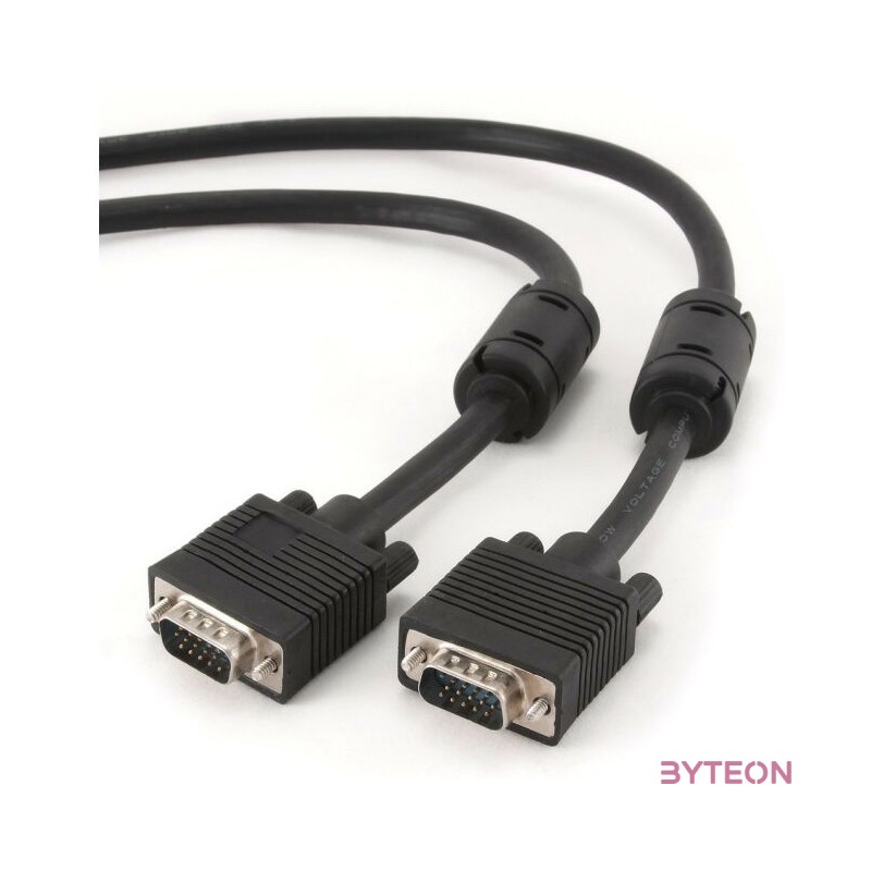 Gembird VGA M,M video jelkábel 1.8m fekete