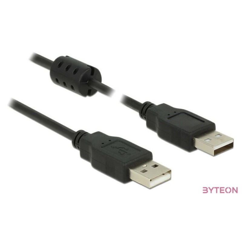 Delock USB A M,M adatkábel 2m fekete