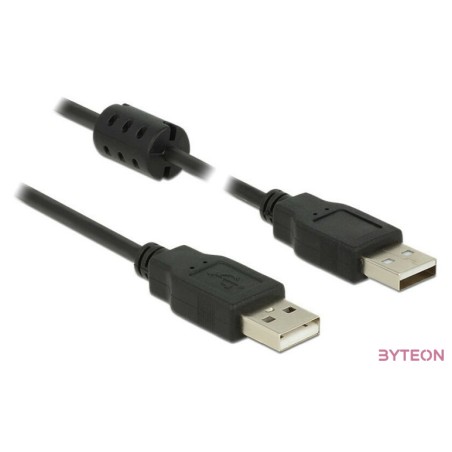 Delock USB A M,M adatkábel 2m fekete