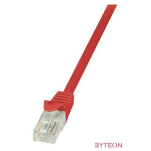 LogiLink RJ45 CAT6 UTP M,M adatkábel 2m AWG24 piros