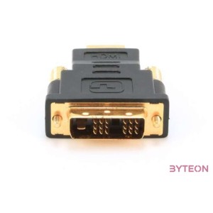 Gembird HDMI - DVI-D M,M adapter fekete