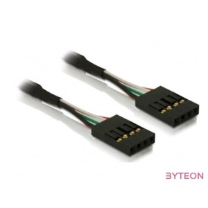 Delock USB Pinheader 4pin F,F adatkábel 0.4m