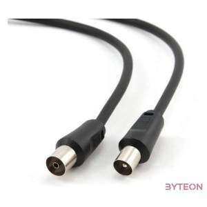 Gembird BNC M,F antenna kábel 1.8m 75 Ohm fekete