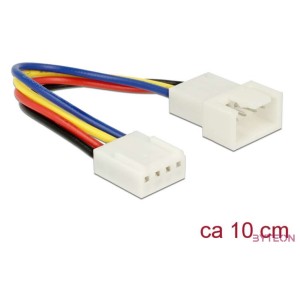 Delock Power 4pin PWM M,F tápkábel hosszabbító 0.1m