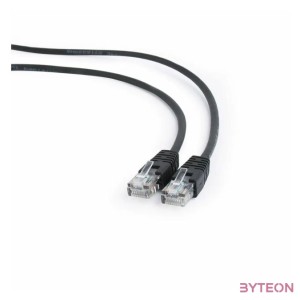 Gembird RJ45 CAT5e UTP M,M adatkábel 2m fekete