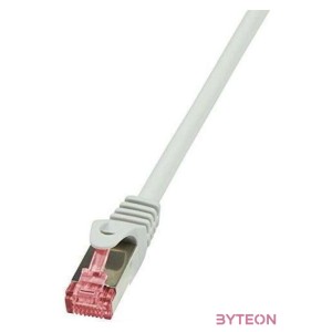 LogiLink RJ45 CAT6 SFTP M,M adatkábel 1.5m AWG27 szürke