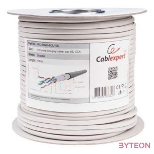 Gembird fali CAT5e FTP adatkábel 100m premium CCA szürke