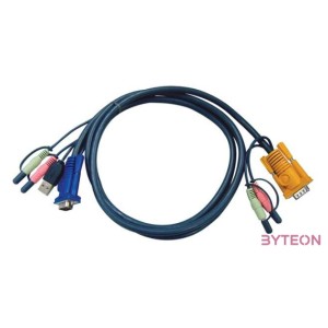 Aten USB A VGA KVM kábel 5m