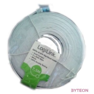 LogiLink RJ45 CAT5e UTP M,M adatkábel 3m fehér