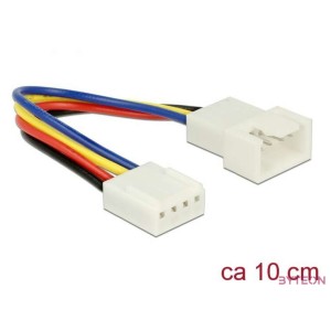 Delock Power 4pin PWM M,F tápkábel hosszabbító 0.1m