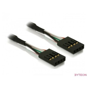 Delock USB Pinheader 4pin F,F adatkábel 0.4m