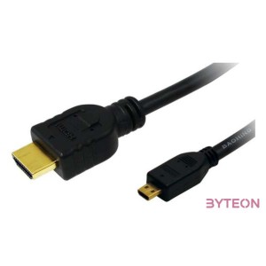 LogiLink HDMI - HDMI micro D M,M video jelkábel 1.5m fekete