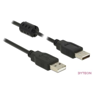 Delock USB A M,M adatkábel 2m fekete