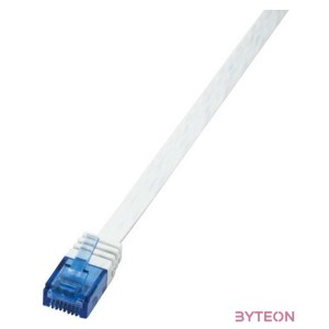 LogiLink RJ45 CAT6 UTP M,M adatkábel 2m AWG32 fehér