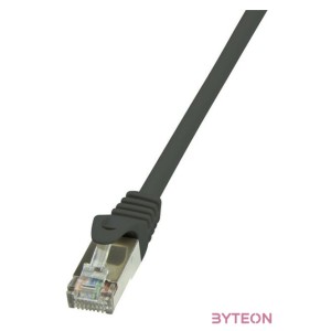 LogiLink RJ45 CAT6 F,UTP M,M adatkábel 3m AWG26 fekete