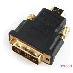 Gembird HDMI - DVI-D M,M adapter fekete