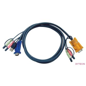 Aten USB A VGA KVM kábel 5m