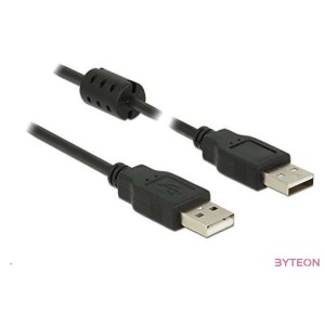 Delock USB A M,M adatkábel 2m fekete