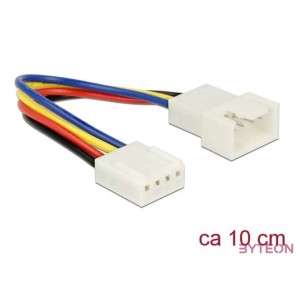 Delock Power 4pin PWM M,F tápkábel hosszabbító 0.1m