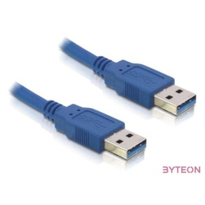 Delock USB 3.0 A M,M adatkábel 3m kék