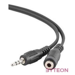 Gembird Jack stereo 3,5mm M,F audio kábel hosszabbító 1.5m fekete