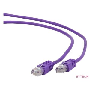 Gembird RJ45 CAT5e UTP M,M adatkábel 1m lila