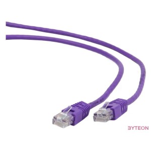 Gembird RJ45 CAT6 FTP M,M adatkábel 0.5m lila