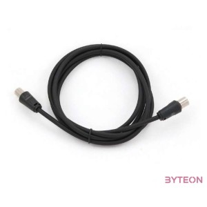 Gembird BNC M,F antenna kábel 1.8m 75 Ohm fekete