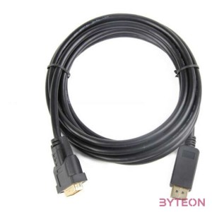 Gembird Displayport - DVI-D M,M video jelkábel 3m fekete