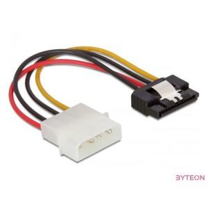 Delock Molex Power 4pin - SATA Power 15pin M,F tápkábel 0.15m