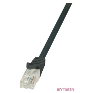 LogiLink RJ45 CAT6 UTP M,M adatkábel 3m AWG24 fekete