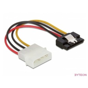 Delock Molex Power 4pin - SATA Power 15pin M,F tápkábel 0.15m