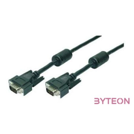 LogiLink VGA M,M video jelkábel 3m fekete