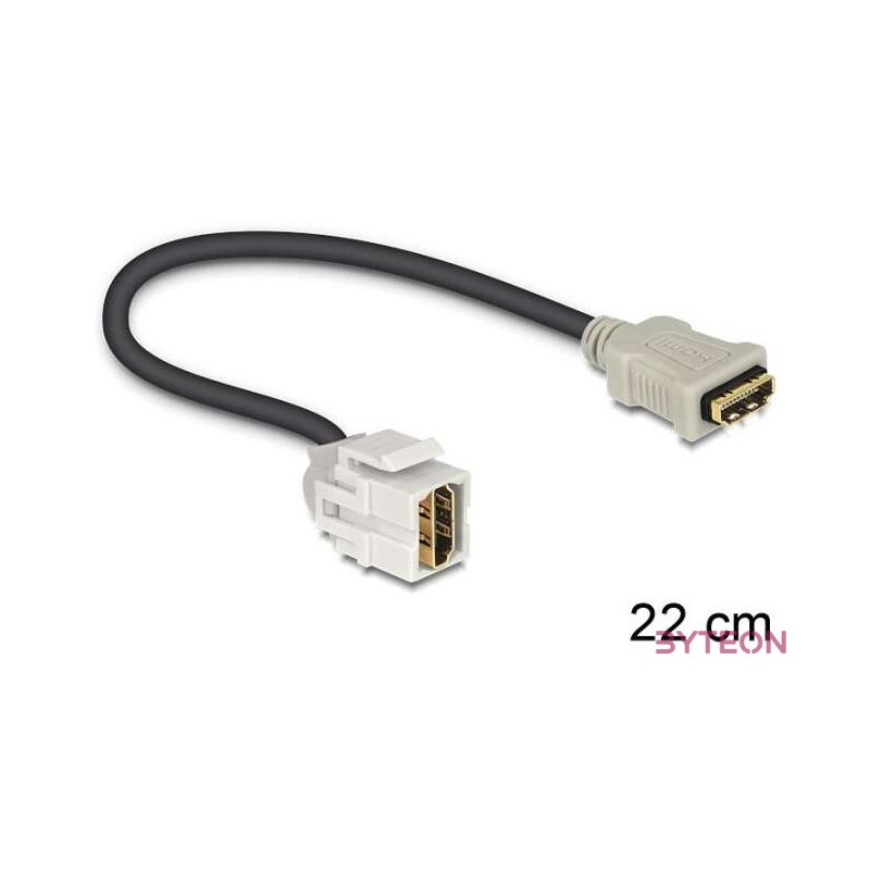 Delock HDMI F,F Keystone modul 0.22m 250