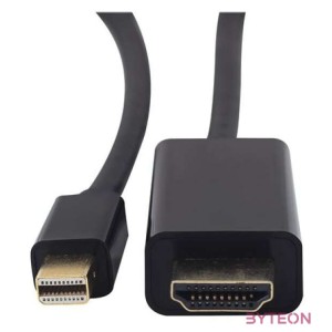 Gembird Mini DisplayPort 1.2 - HDMI M,M video jelkábel 1.8m fekete