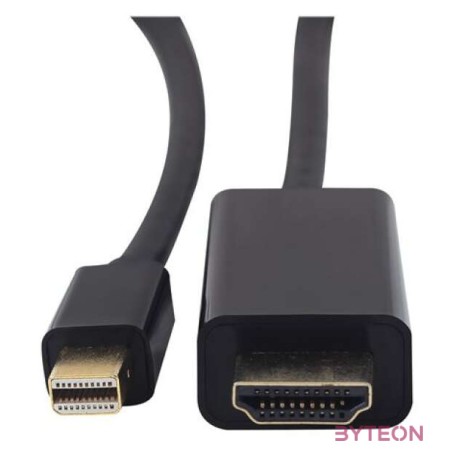 Gembird Mini DisplayPort 1.2 - HDMI M,M video jelkábel 1.8m fekete