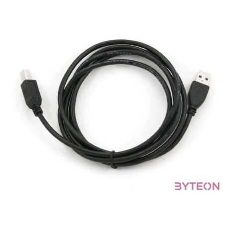 Gembird USB A - USB B M,M adatkábel 1.8m fekete