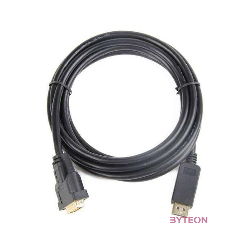 Gembird Displayport - DVI-D M,M video jelkábel 1.8m fekete