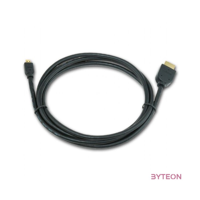 Gembird HDMI 2.0 - HDMI micro D M,M video jelkábel 1.8m fekete