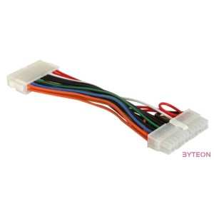 Delock ATX 24pin - ATX 20pin M,F tápkábel 0.15m