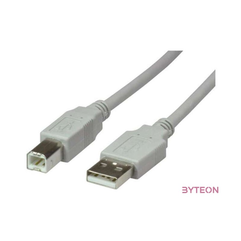 Gembird USB A - USB B M,M adatkábel 1.8m szürke