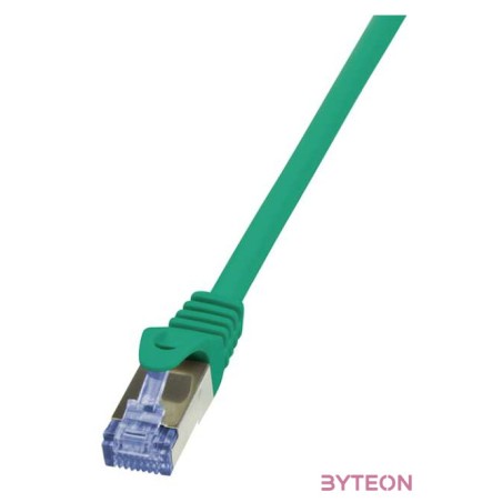 LogiLink RJ45 CAT6A S,FTP M,M adatkábel 0.25m AWG26 zöld