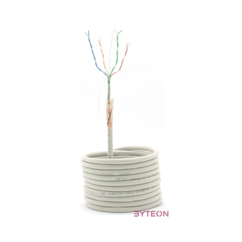 Gembird CAT5e SFTP adatkábel 305m fali szürke