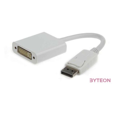 Gembird Displayport - DVI-I M,F adapter 0.1m fehér