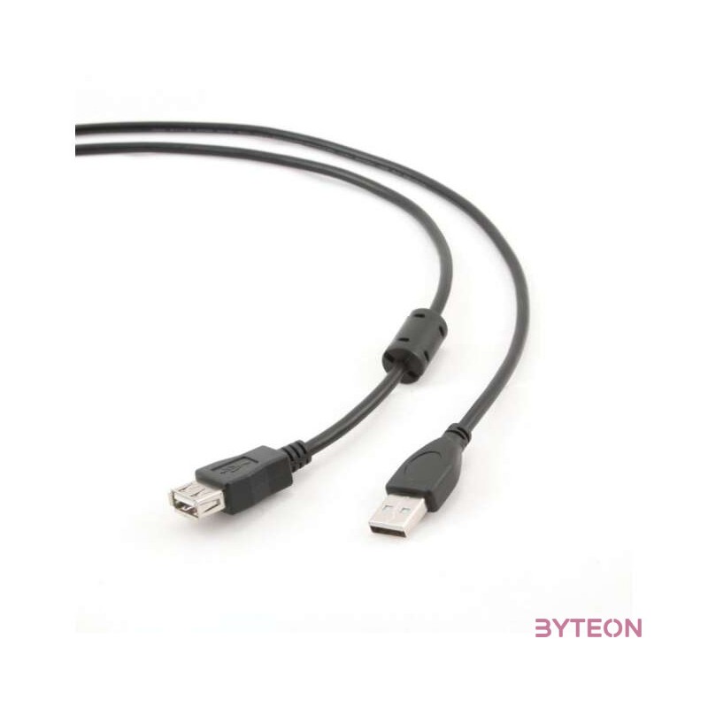 Gembird USB A M,F adatkábel 4.5m fekete