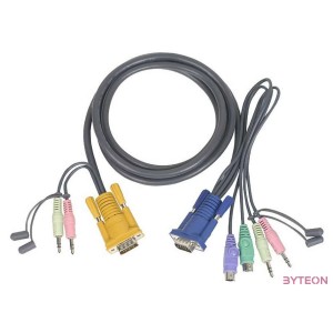 Aten PS,2 VGA KVM kábel 1.8m