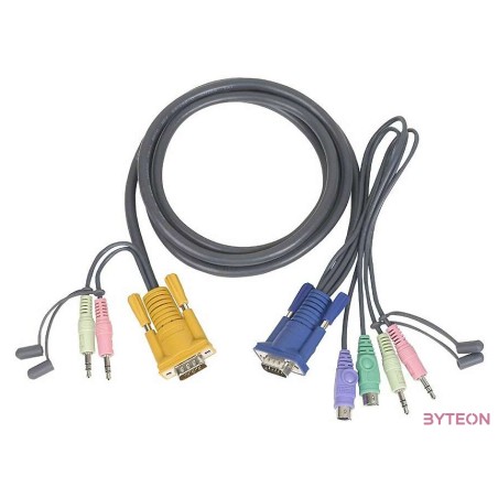 Aten PS,2 VGA KVM kábel 1.8m