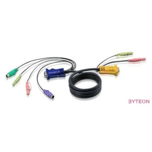 Aten PS,2 VGA KVM kábel 1.8m