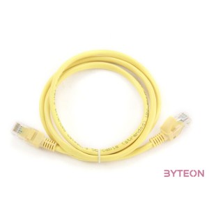Gembird RJ45 CAT5e UTP M,M adatkábel 1m sárga